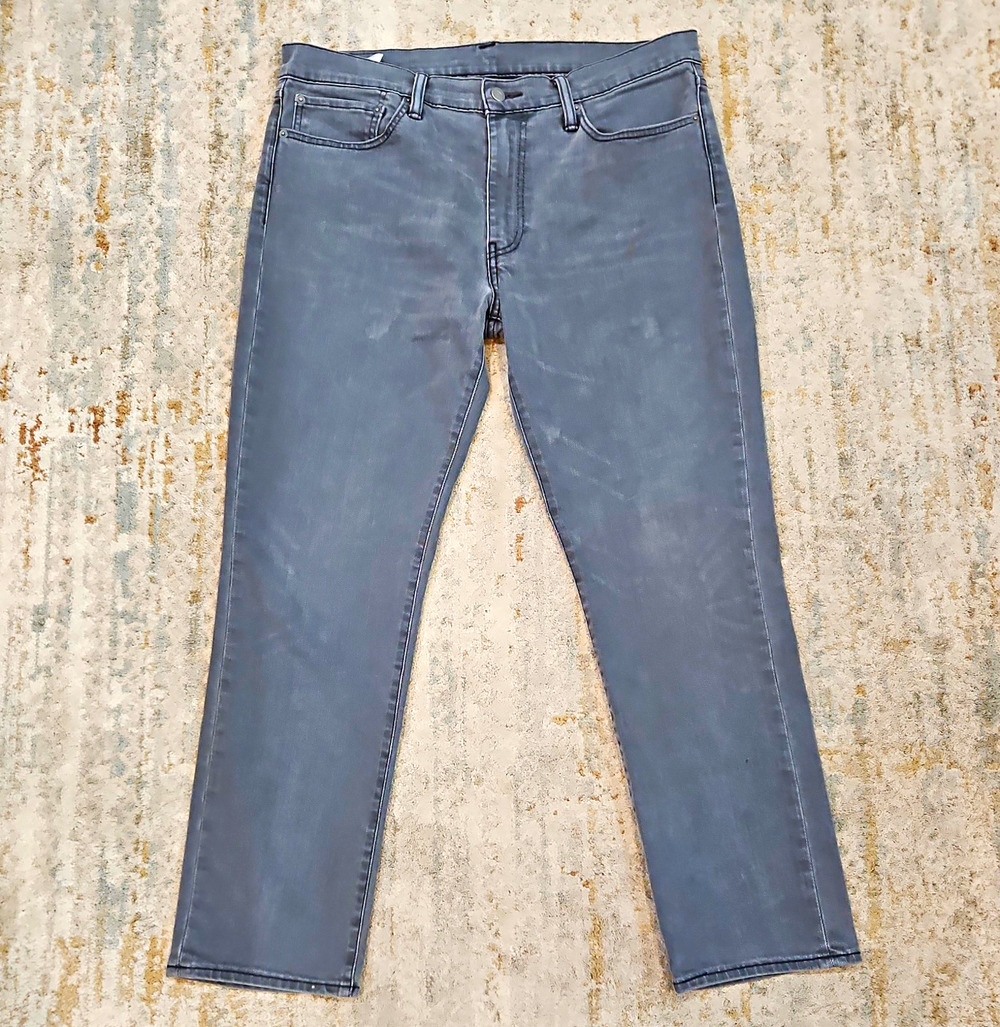 Levi's Men’s Gray Denim Jeans 511 Straight 5-Pocket Cotton Size 36x30